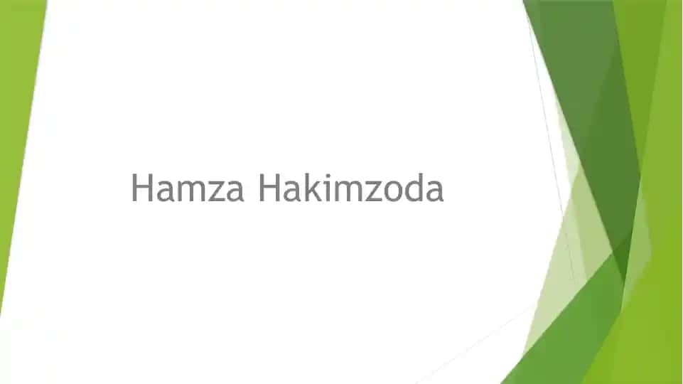 Hamza Hakimzoda
