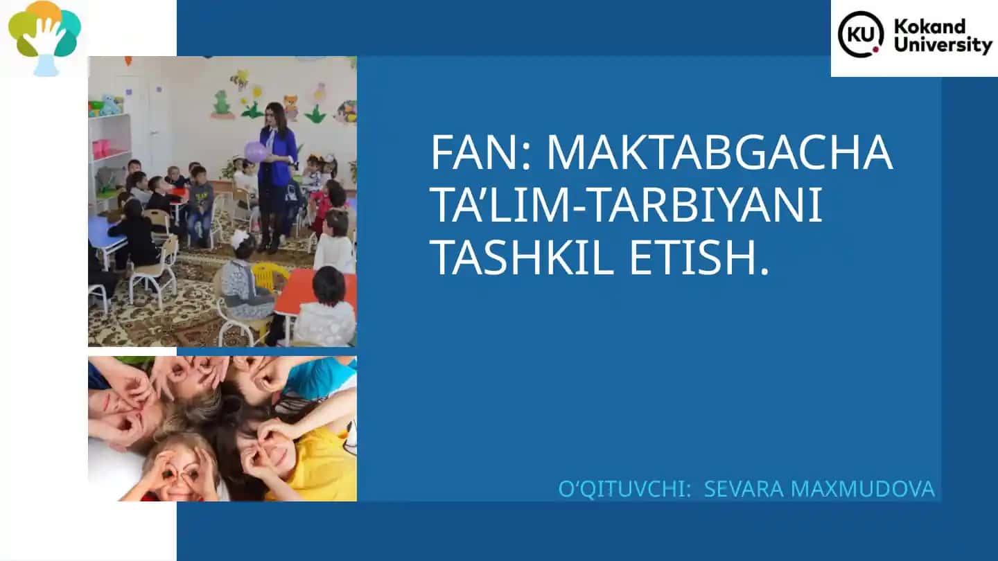 Maktabgacha ta'lim va tarbiyaning Davlat standarti