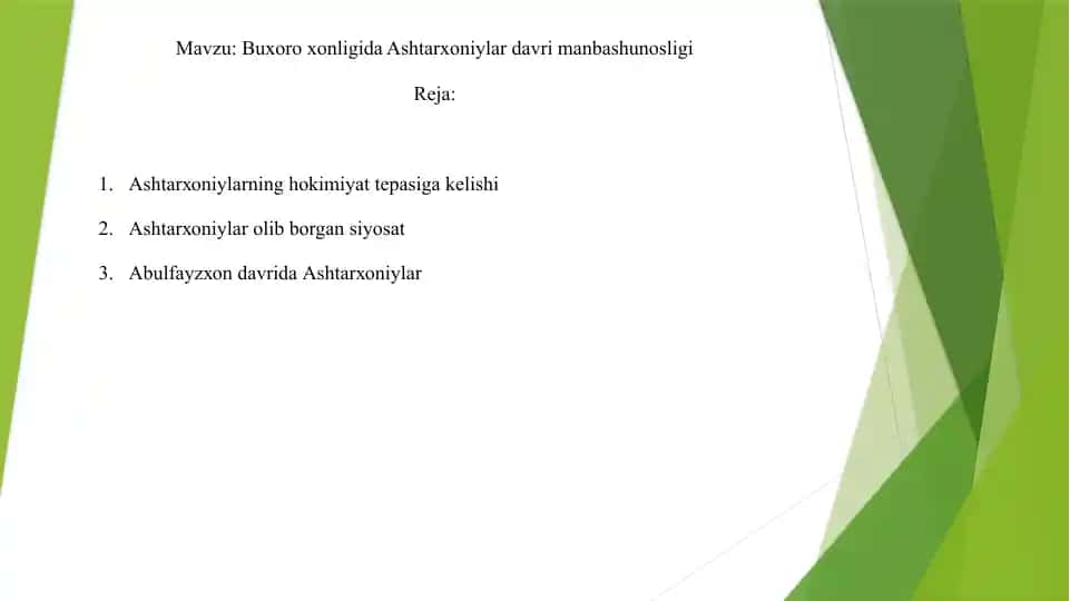 Buxoro xonligida Ashtarxoniylar davri manbashunosligi