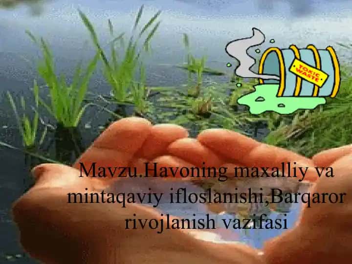 Atrof-muhit ifloslanishi va uning siyosati