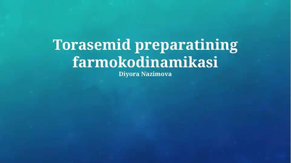 Torasemid