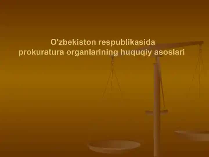 Prokuratura Organlari Faoliyati