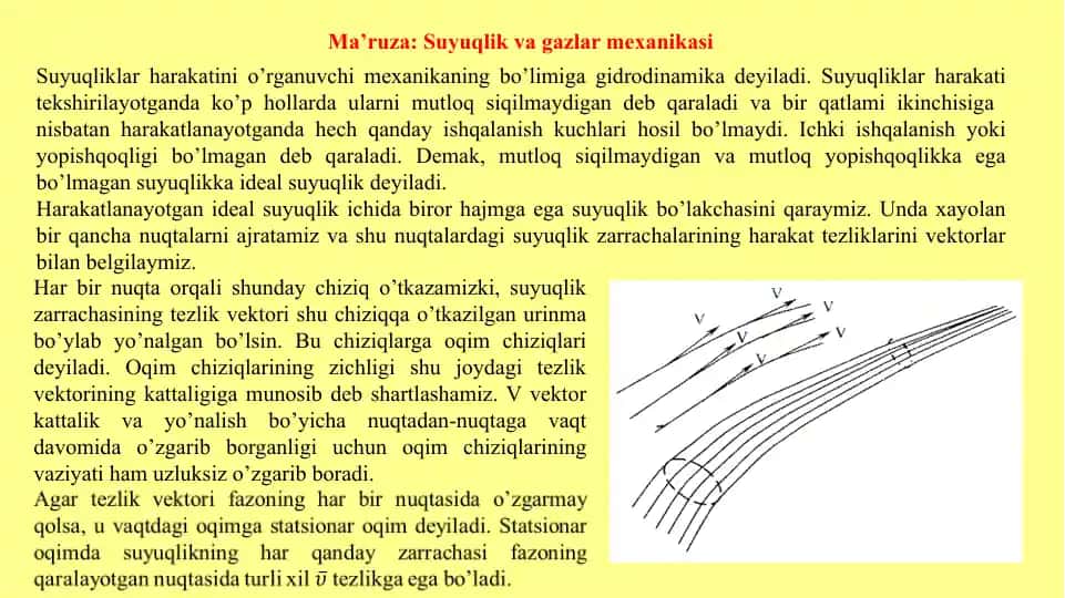 Suyuqlik va gazlar mexanikasi