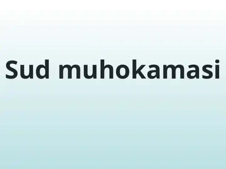 Sud muhokamasi