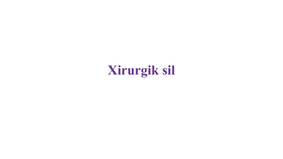 Xirurgik sil