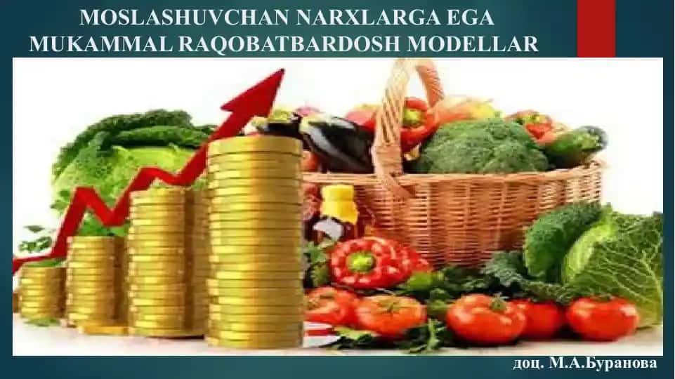 Narx va Raqobat