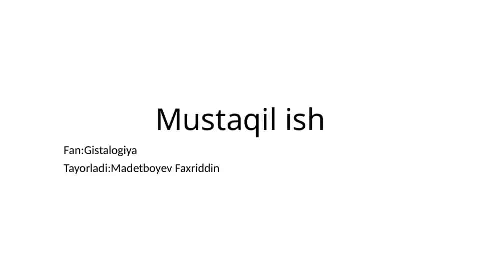 Oshqozon va uning yangilanishi