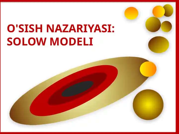 O'sish nazariyasi Solow modeli