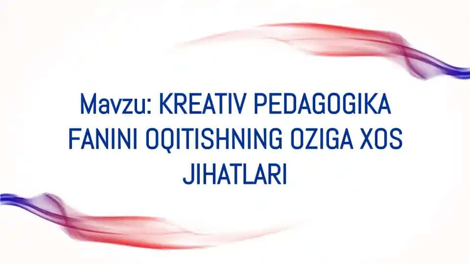 anini o‘qitishning o‘ziga xos xususiyatlari