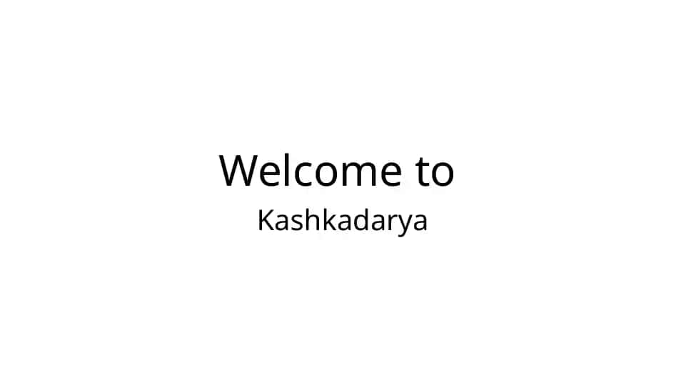 Kashkadarya