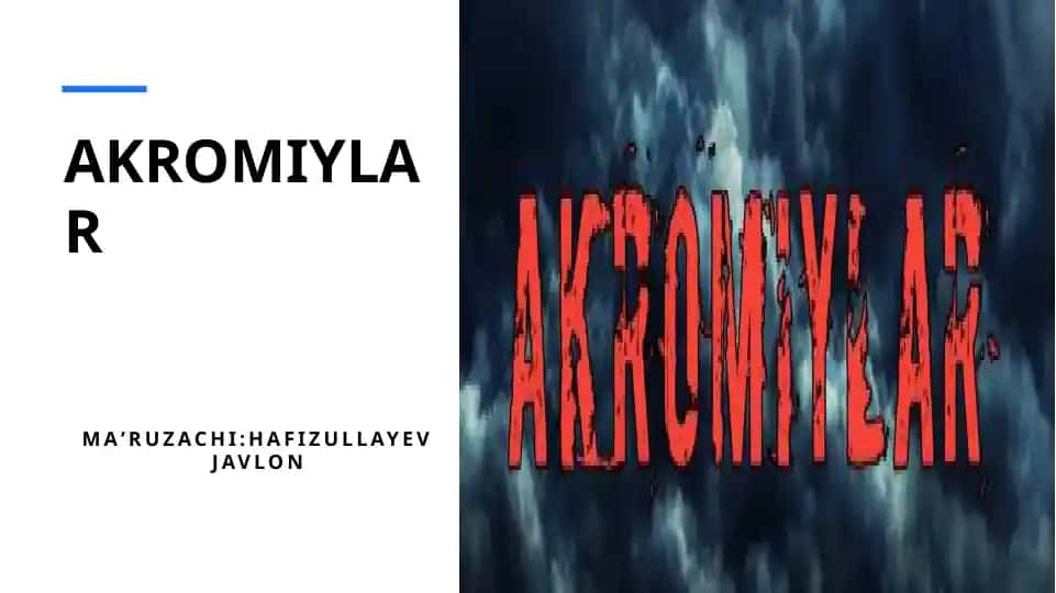 Akromiylar