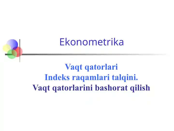 Ekonometrika