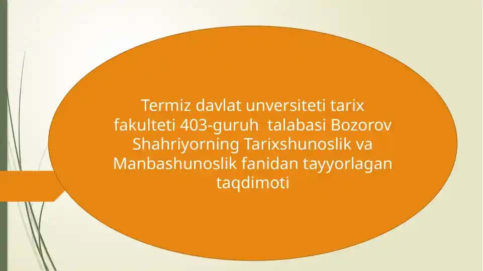 O'zbekistonda Orta Asrlar Tarixini O'rganilishi