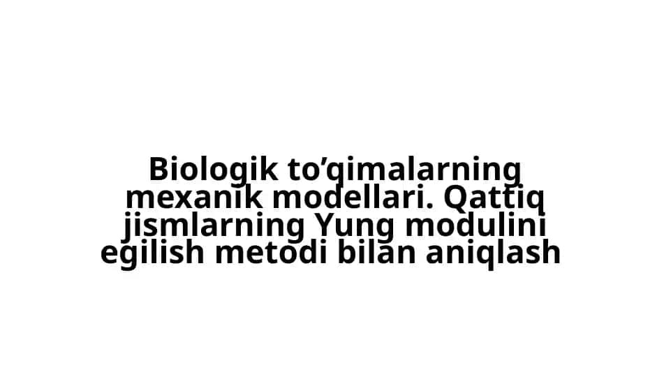 Biologik to'qimalar
