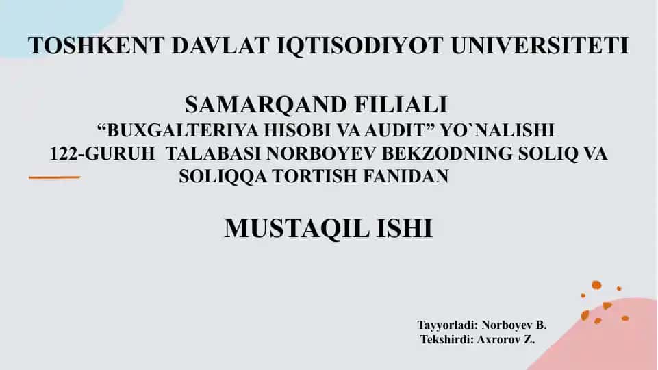 Turkiya soliq tizimi