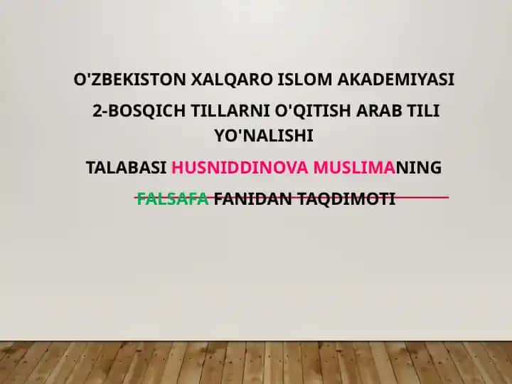 Qadimgi Sharq va antik dunyo falsafasi o'xshash va farqli jihatlari