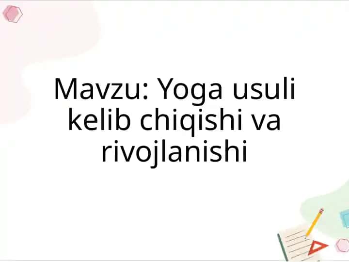 Yoga