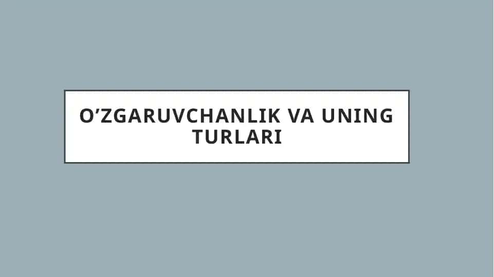 Mutatsiyalar