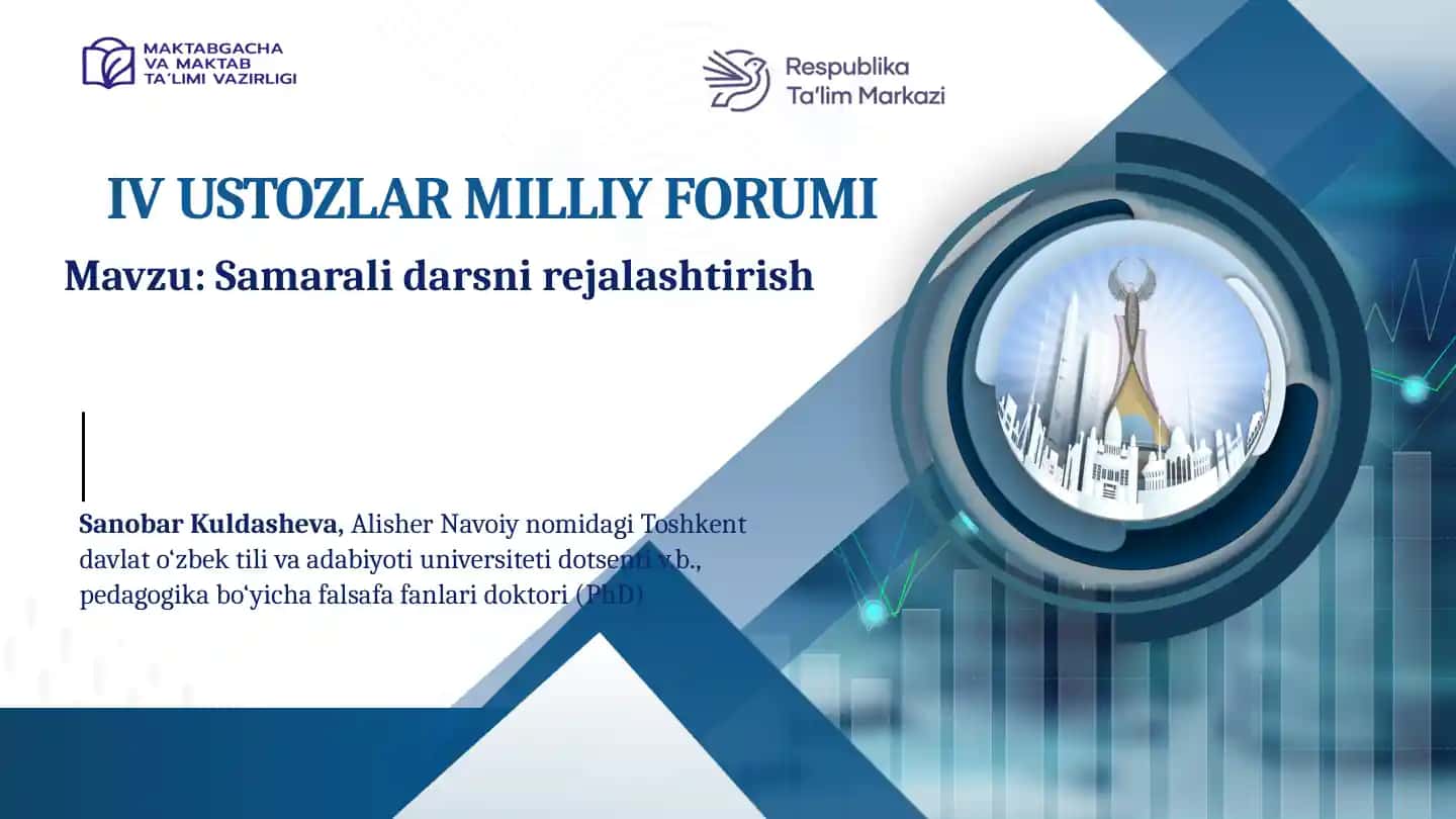 Samarali darsni rejalashtirish