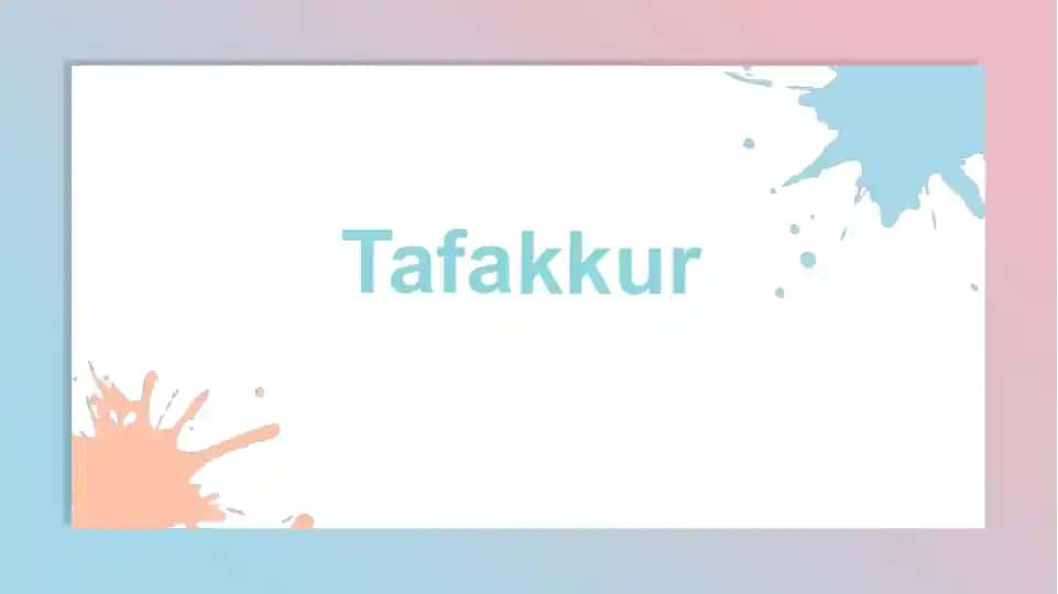 Tafakkur