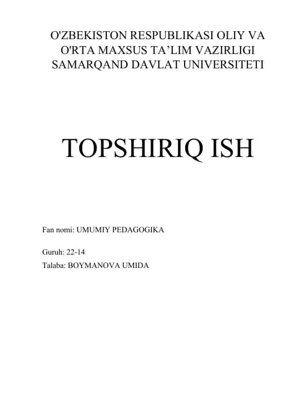O‘zbekiston Respublikasi ta’lim tizimi rivojlantirishning konseptual asoslari
