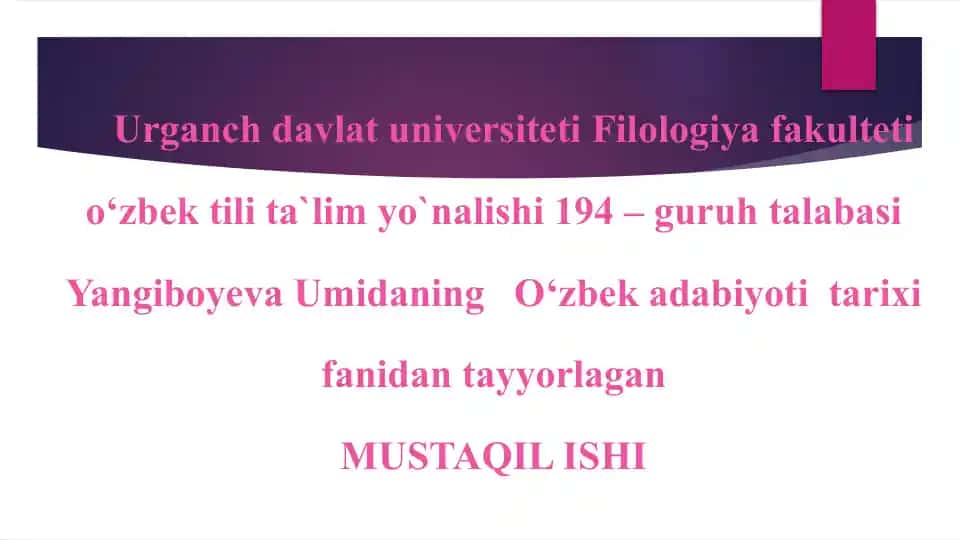 MUSTAQIL ISHI