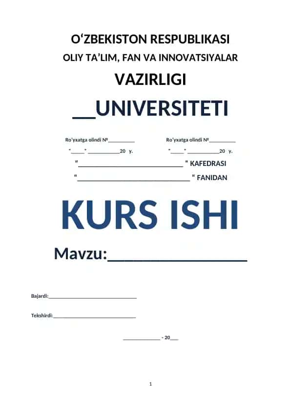Abu Lays Samarqandiy “Bahrul ulum” asari haqida kurs ishi