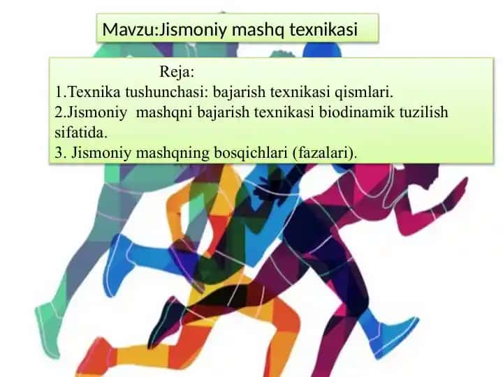 Jismoniy mashq texnikasi