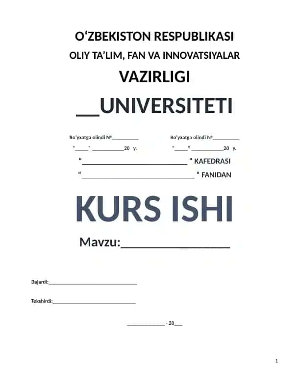 Birja-bozor infrastrukturasining asosiy bo’g’ini