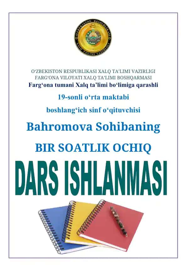 3-sinf Fan: Ona tili