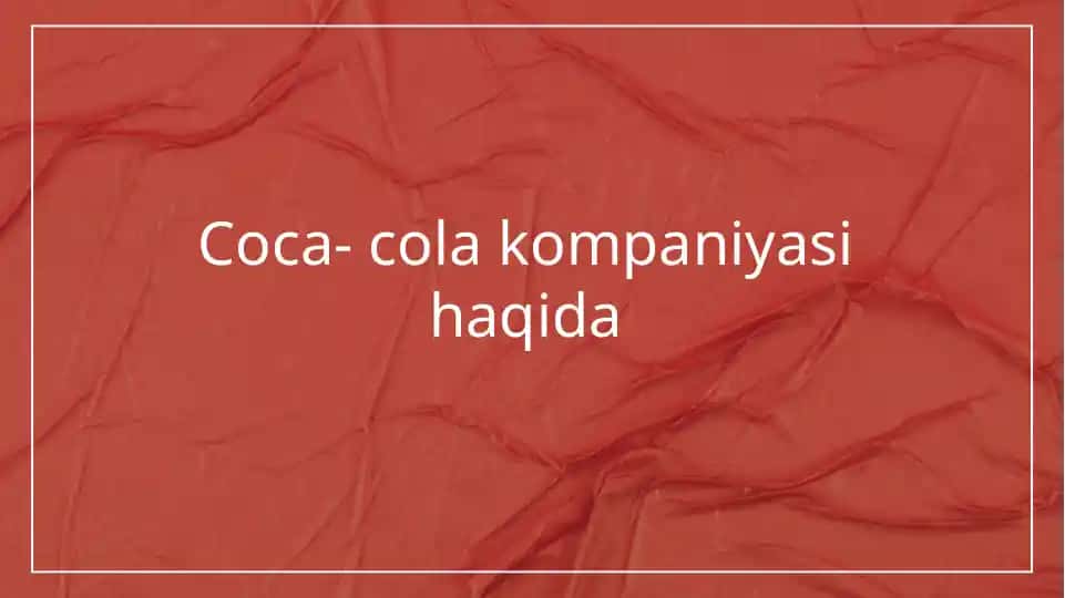 Coca-Cola