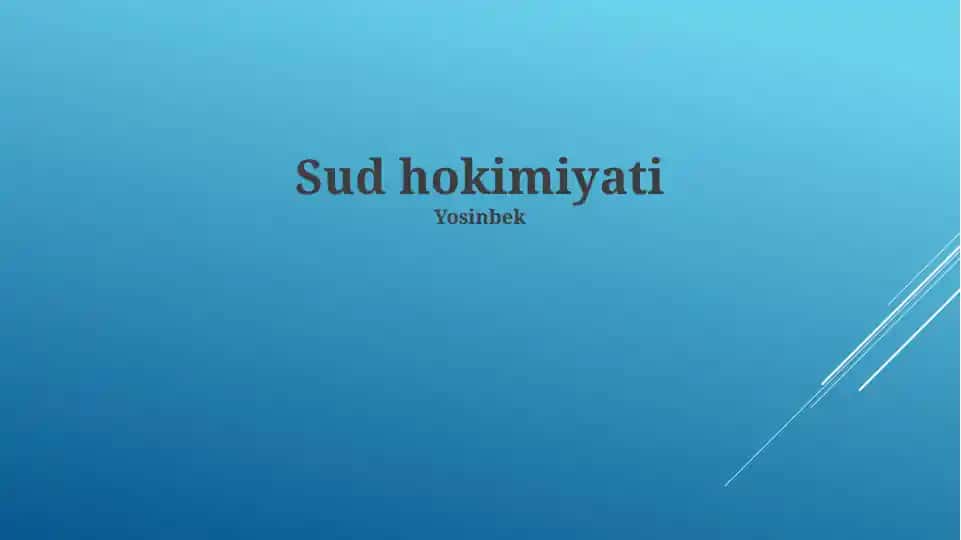 Sud hokimiyati