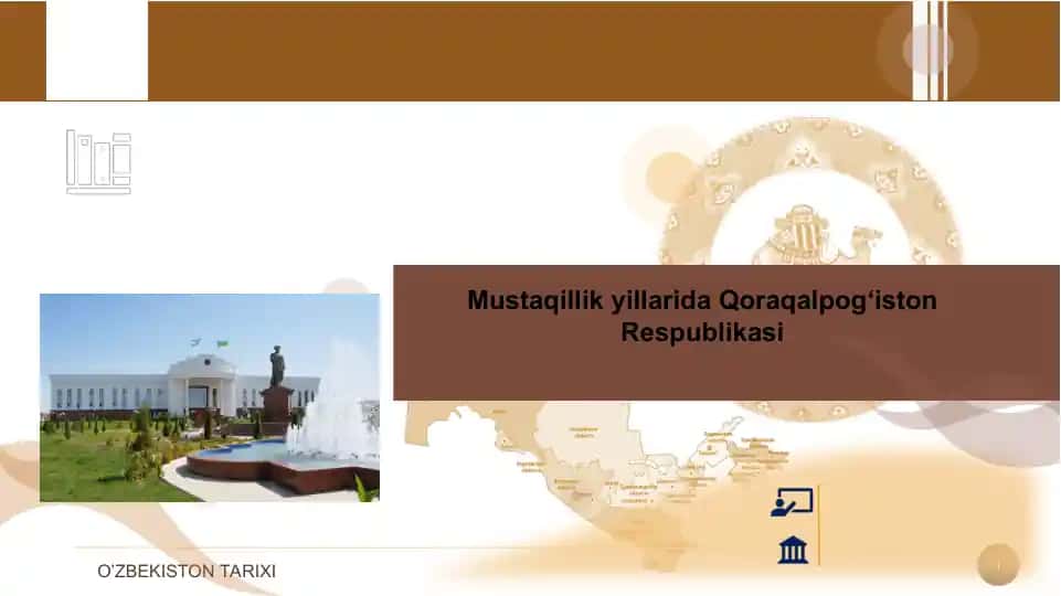 O‘ZBEKISTONNING ENG YANGI TARIXI