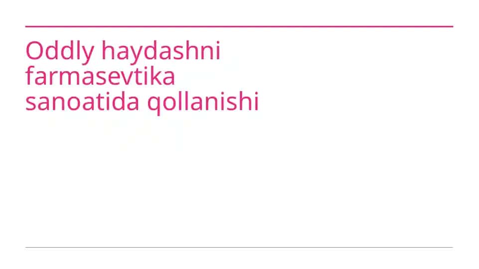 Oddiy jadval farmasevtika sanoatida ishlab chiqarish va taqsimot jarayonlarini belgilovchi tartibga asoslangan farzandlar