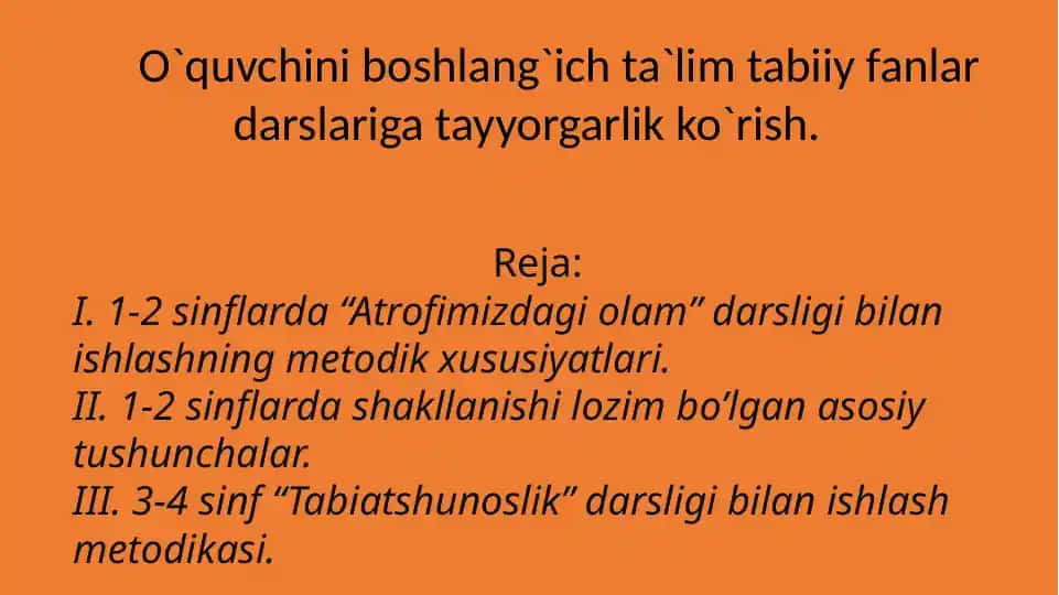 Tabiatshunoslik darsligi
