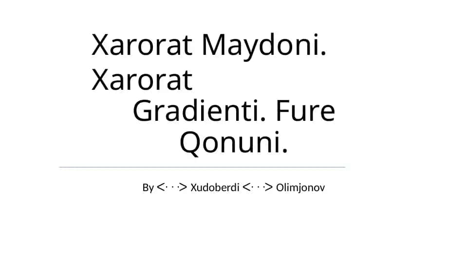 Xarorat Maydoni
