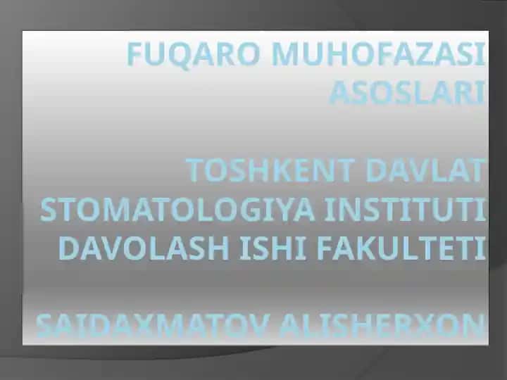 Hayot faoliyati xavfsizligini ta'minlash asoslari. Ishlab chiqarish muhitida inson omili