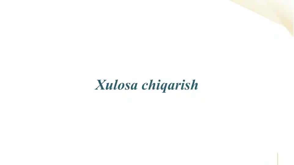 Falsafa; Xulosa