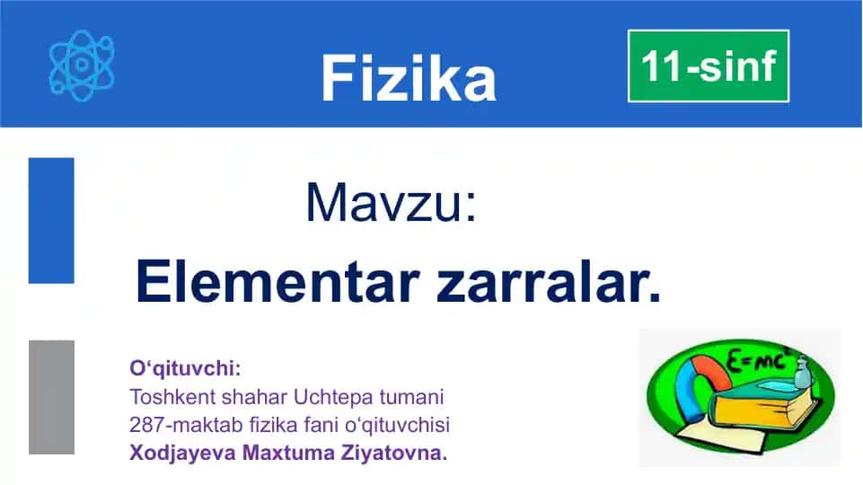 Elementar zarralar