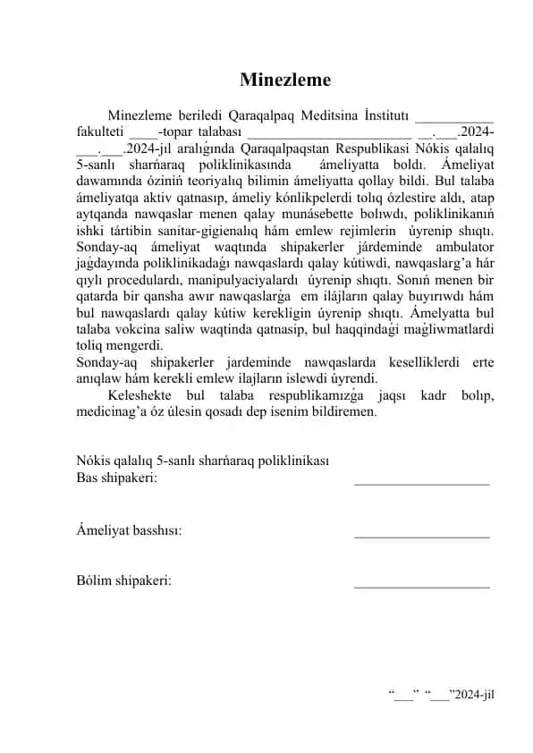 Minezleme