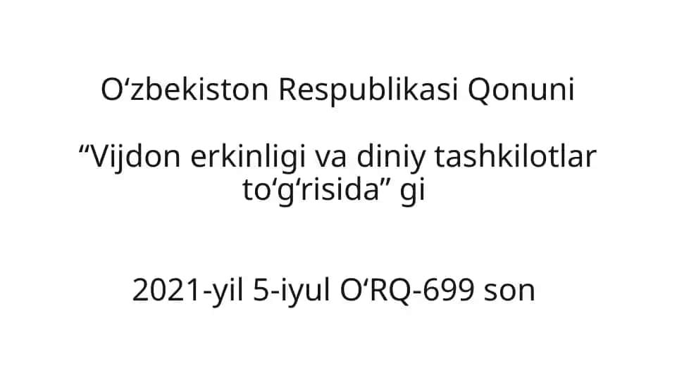 O‘zbekiston Respublikasi Konstitutsiyasi