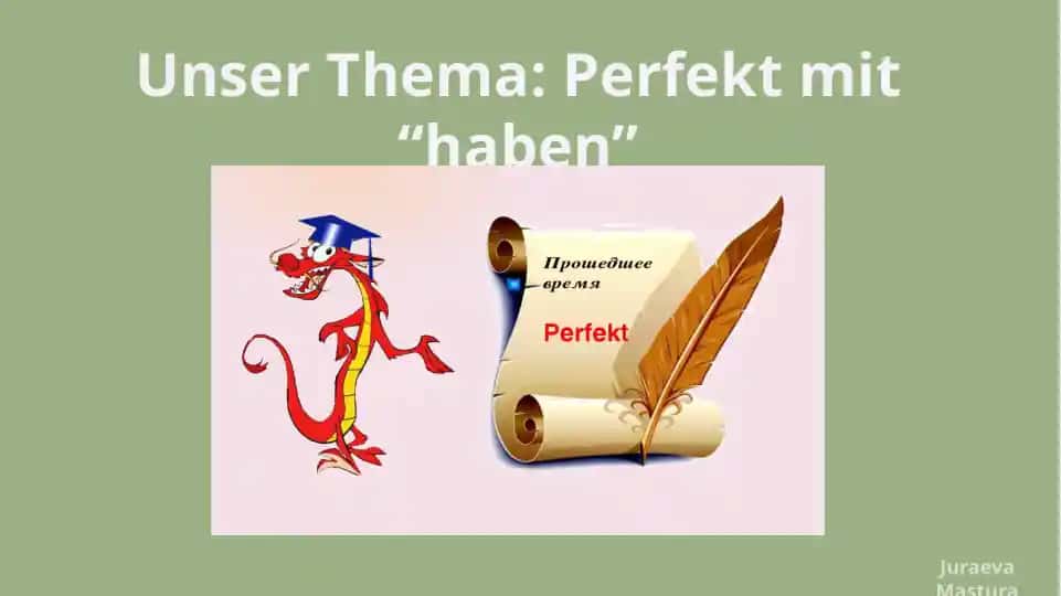 Partizip (Perfekt) va havolalari