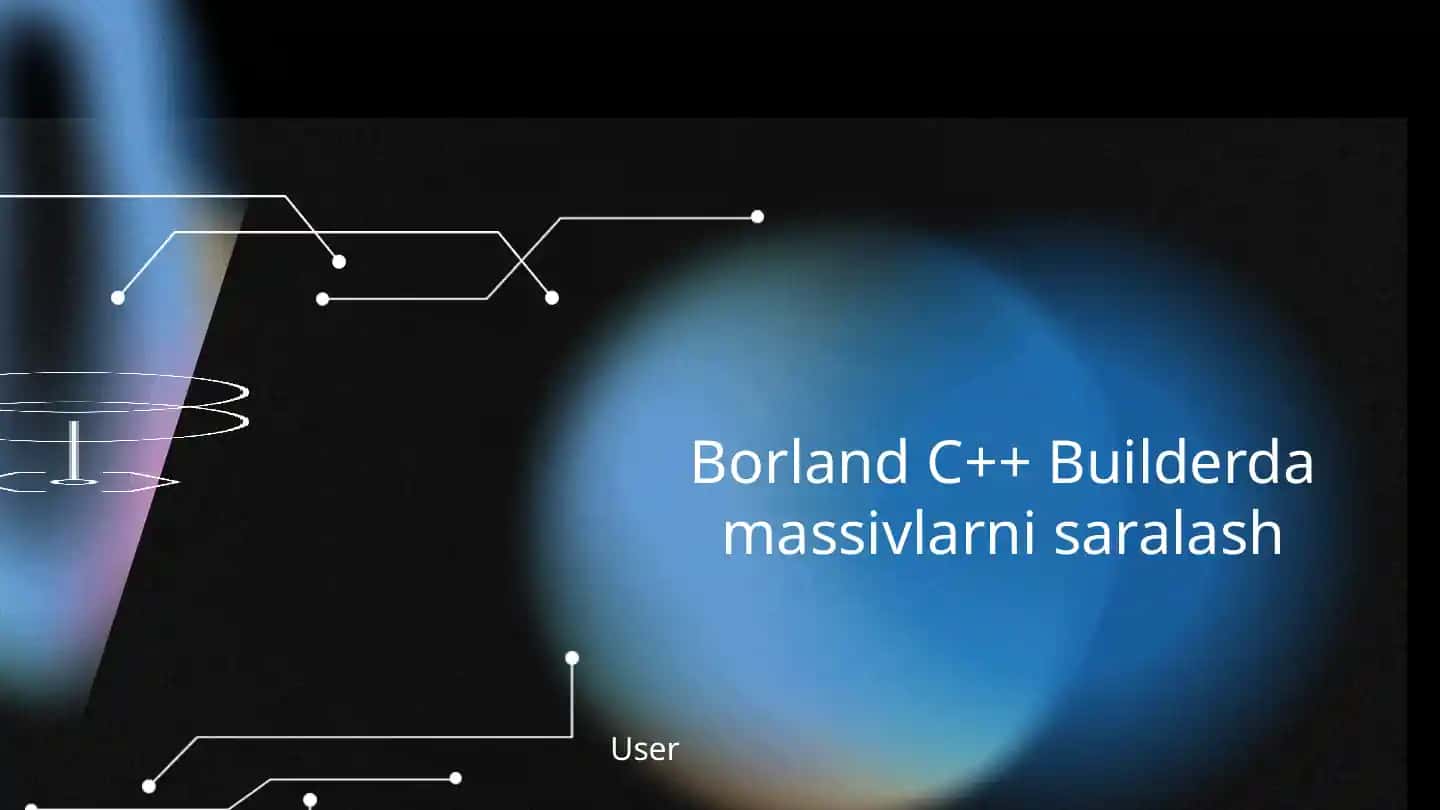 Borland C++ Builderda massivlarni saralash