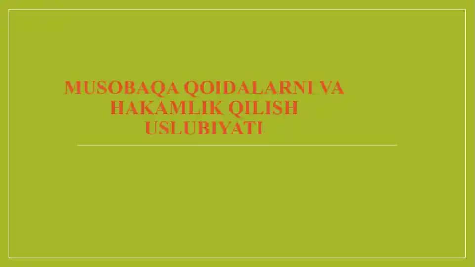 Voleybol o'yinining qoidalari