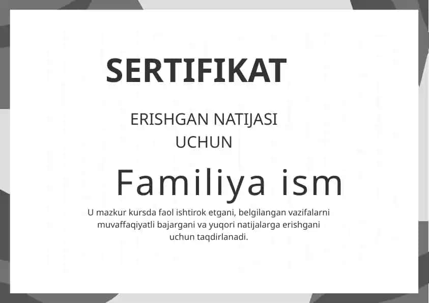 SERTIFIKAT