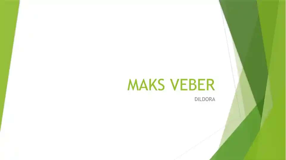 MAKS VEBER