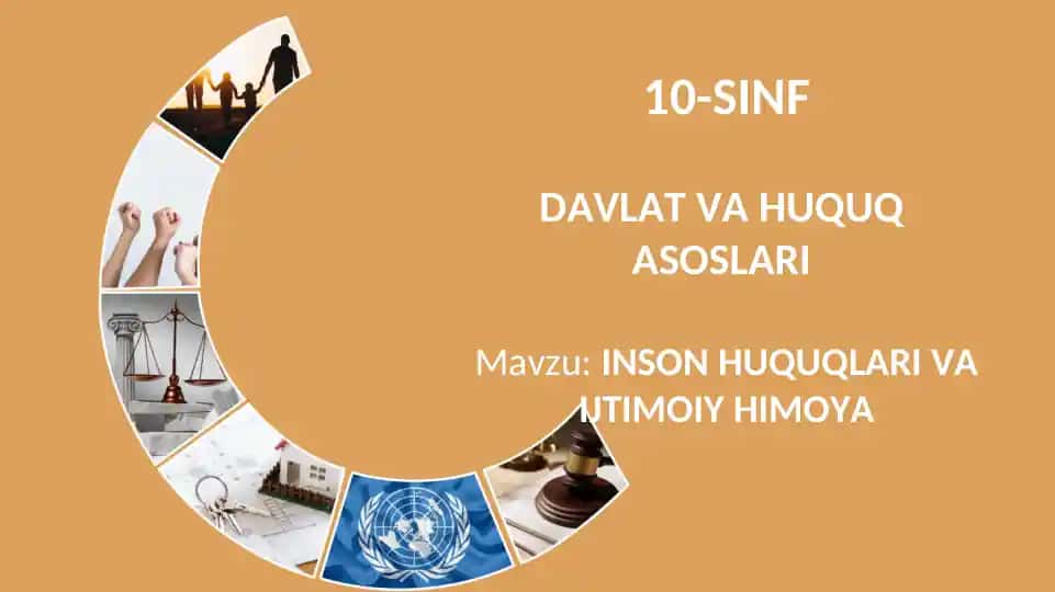 Inson huquqlari va ijtimoiy himoya