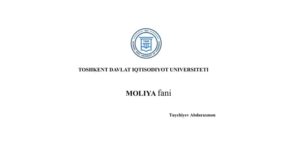 Moliyaviy barqarorlik va unitaʼminlash omillari