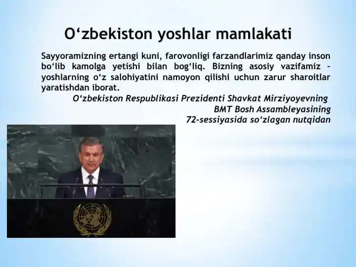 O‘zbekiston yoshlar mamlakati