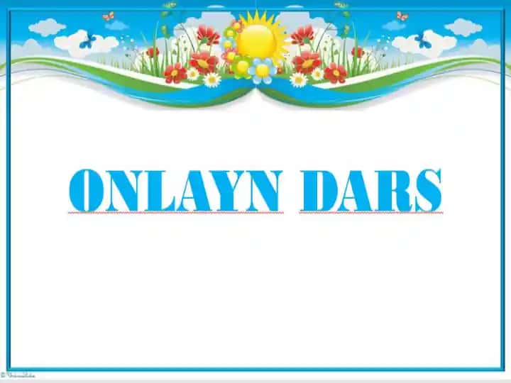 Onlayn Dars